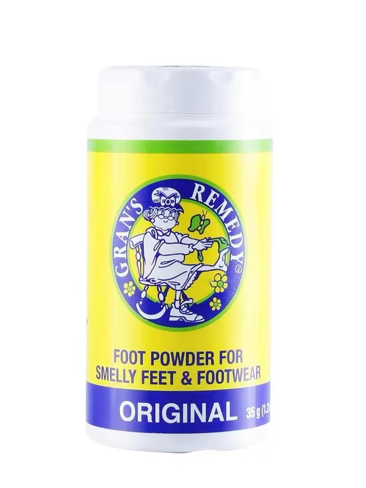 旋转喷洒型Gran's Remedy Powder Original 35g 老奶奶臭脚粉(无味型)【保质期2030/04】